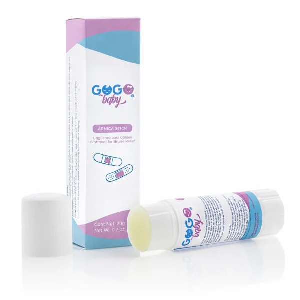 gogo baby arnica stick 20g presentación 1 pz y 2 Pack para cuidado tópico infantil y familiar