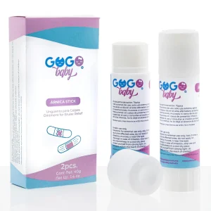 GOGO baby Árnica Stick 20 g presentación 1 pz y 2 Pack para cuidado tópico infantil y familiar