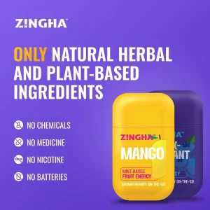 Z!NGHA® Serie Frutal | Inhalador Nasal Doble Personalizable 1 a 4 Piezas
