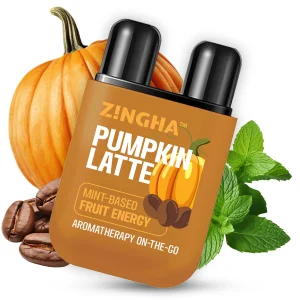 Z!NGHA® Serie Pumpkin de Temporada | Inhalador Nasal Doble Personalizable 1 a 4 Piezas