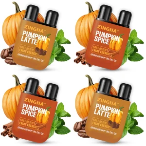 inhalador nasal aromatico ZINGHA Serie Pumpkin de Temporada Pumpkin Latte Pumpkin Spice