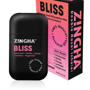 Z!NGHA® Serie Esencias | Inhalador Nasal Doble Personalizable 1 a 4 Piezas