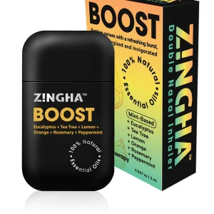 Z!NGHA® Serie Esencias | Inhalador Nasal Doble Personalizable 1 a 4 Piezas