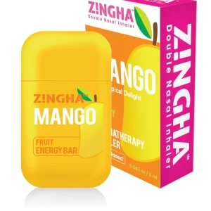 Z!NGHA® Serie Frutal | Inhalador Nasal Doble Personalizable 1 a 4 Piezas