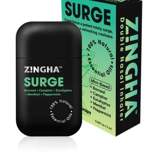 Z!NGHA® Serie Esencias | Inhalador Nasal Doble Personalizable 1 a 4 Piezas