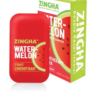 Z!NGHA® Serie Frutal | Inhalador Nasal Doble Personalizable 1 a 4 Piezas